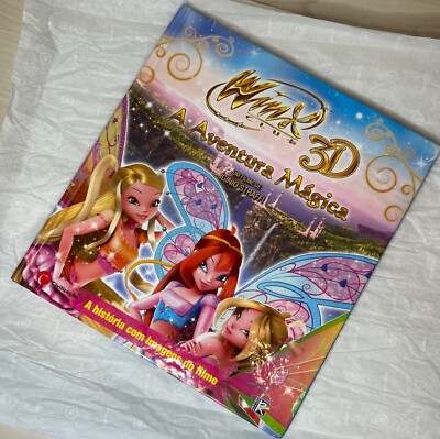 Book Winx 3D: A Aventura Mágica, Portuguese Version