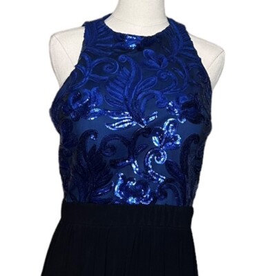 Vtg 90s Tawny Blue Sequin black Sheer Long Formal Cocktail Dress Sleeveless Sz L | eBay Vtg 90s Tawny Blue Sequin black Sheer Long Formal Cocktail Dress Sleeveless Sz L | eBay