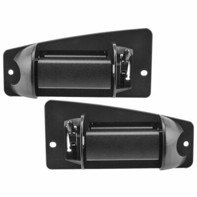 Rear Left Driver Side Door Handle For Chevy Silverado / GMC Sierra Extended Cab 1999-2007 - Black Textured
