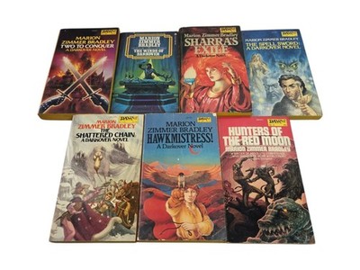 VTG Marion Zimmer Bradley Darkover Paperback Books Lot of 7 DAW Sci-Fi Fantasy