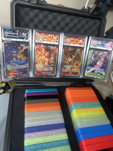 One Piece Illustration Box Vol 5 & 6 Promo Cards ACE10 Sabo, Ace, Law, Rosinante