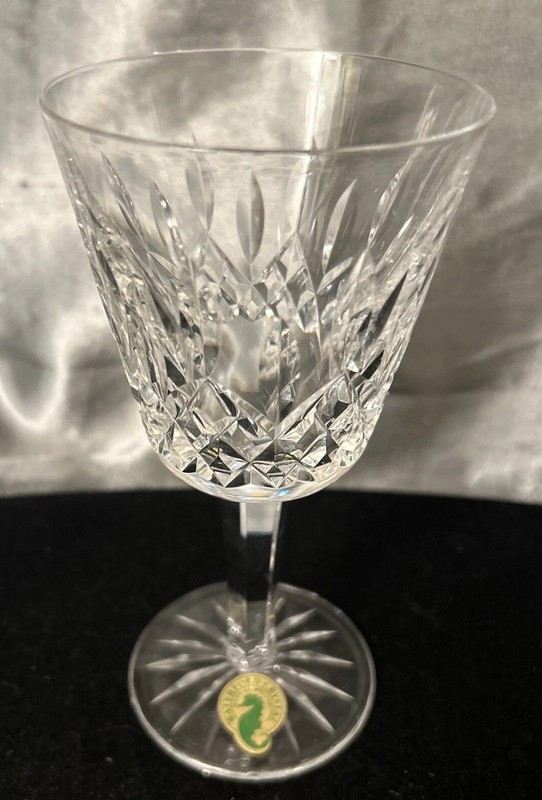 Waterford Crystal Lismore 6” Goblet Wine Water Glass
