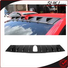 1x Rear Roof Vortex Spoiler Fits 2015-2021 Subaru Wrx Glossy Shark Carbon Fiber