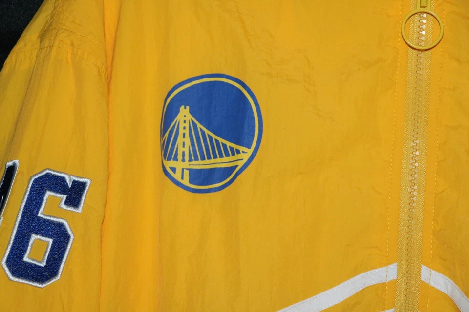 Chaqueta cortavientos Golden State Warriors vintage de colección USADA por Erin Andrews XS NBA Foto 4 de 4