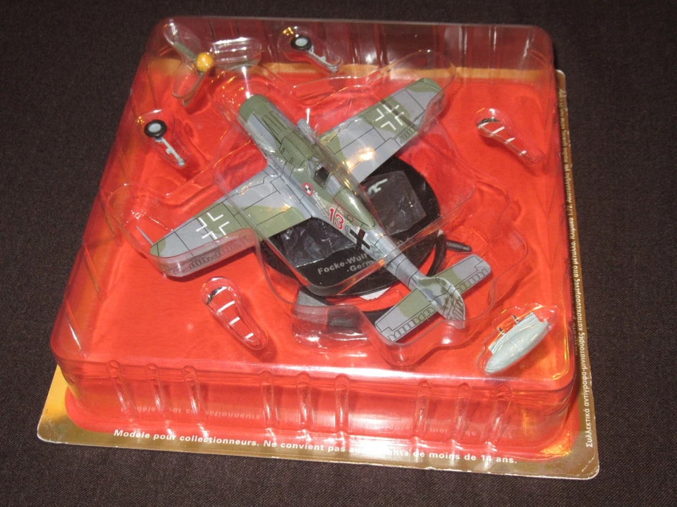 Avion Altaya 1/72 Focke Wulf Fw 190D-9 Jagdverband JV44 Rot 13 Luftwaffe Germany - Photo 3/4