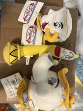 Disney Store Beauty and the Beast Bean Bag Plush Lot of 3 Lumiere Mrs Potts Chip
