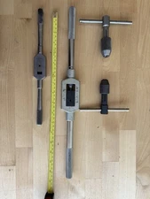 Lot of 4 Adjustable Tap Wrenches *Excellent shape*