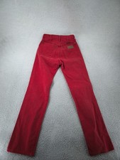 Vintage Wrangler Jeans Womens 7 26x31 Red Straight Leg Made in USA 13MRDG 90s