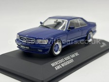 1/43 1990 Mercedes 560 SEC AMG Widebody - Linarite Blue Pearl - Solido | Model