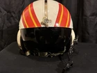 Vintage Gentex HGU-2A/P US Military Flight Helmet w/ Mic Comms Vietnam Era W-bag