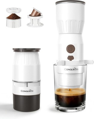 Mini tragbare Kaffeemaschine: 160 ml Reise-Espressomaschine - elektrisches Kaffeebrühen