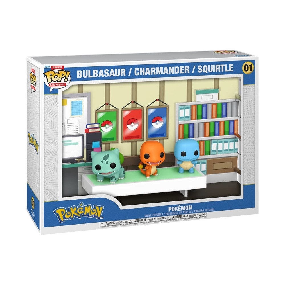 Pokémon POP Moments Deluxe Figuras 1996 Starters - Funko Vinilo - NUEVO Y EMBALAJE ORIGINAL