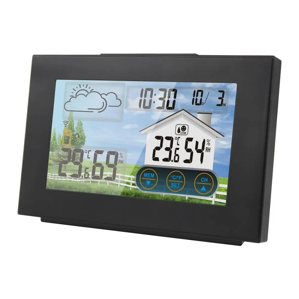 NEW Wireless Weather Station Digital Indoor/Outdoor Temperature Humidity Sensor - Image 2 of 4