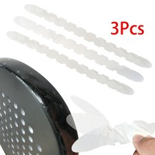 3Pcs Beach Tennis Racket Edge Protection Tape Racket Accessories Clear