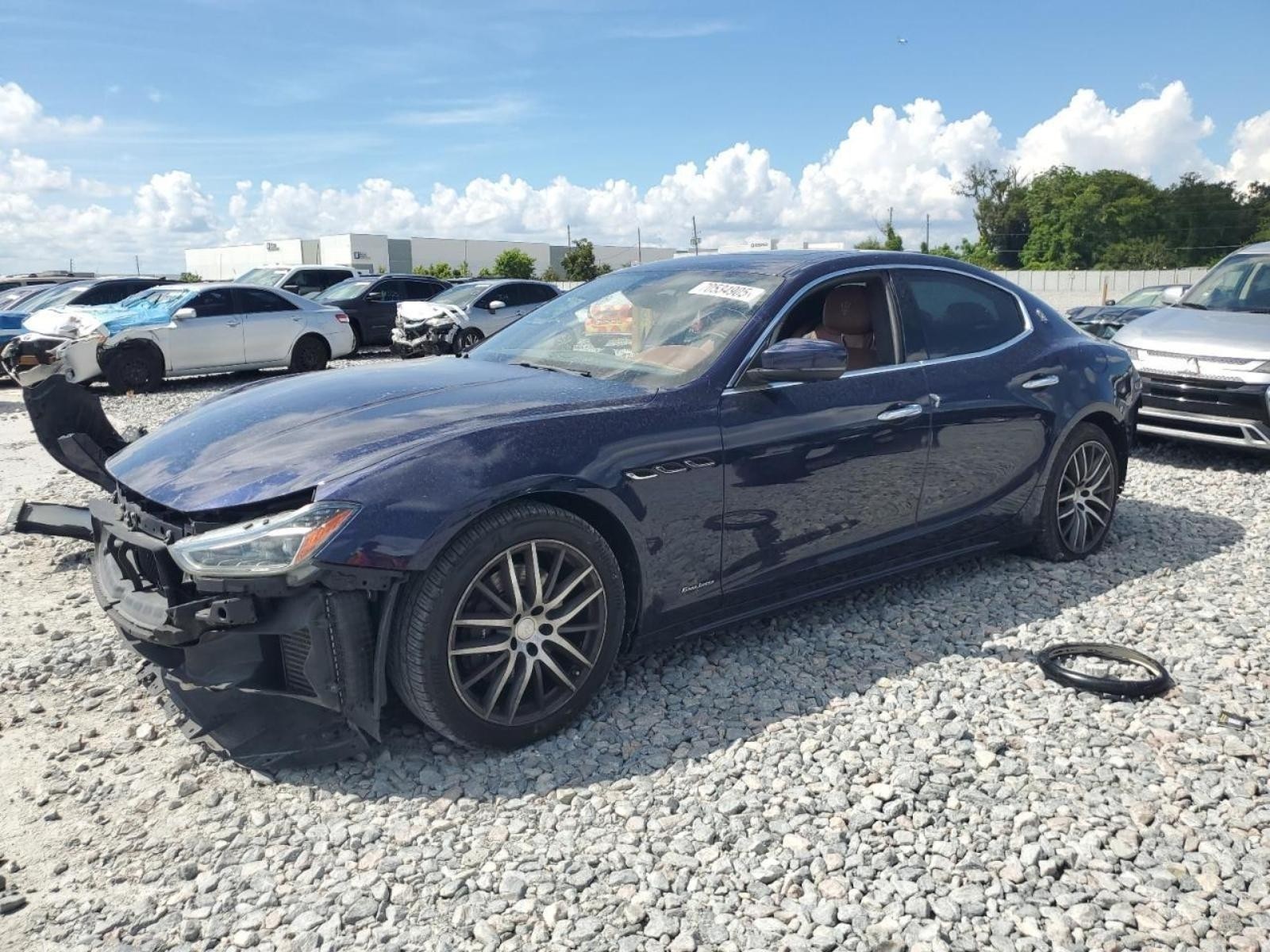 14-19 MASERATI GHIBLI Left Driver Side Roof Curtain Airbag SRS Air Bag Unit OEM