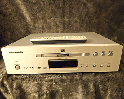 Marantz DV7001 DVD/CD-Player Super Audio CD Silber HDMI SCART mit Fernbedienung
