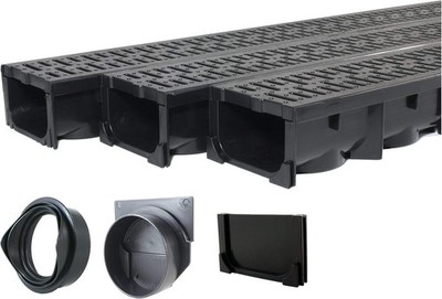 URA WATER Model UA-100 Drainage Trench Set 117 Total