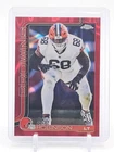 2025 Topps Chrome Football Red Lava Refractor Cam Robinson #124