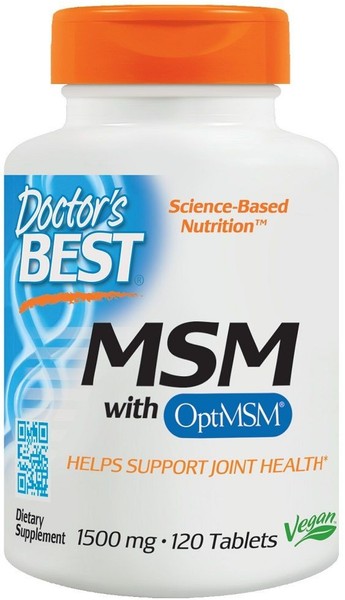 Doctor's Best Msm Mit Optimsm Vegan 120 Vcpas-image