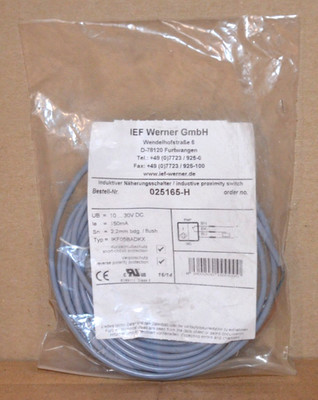 IEF Werner IKF05BADKX induktiver Sensor 025165-H Neu/unbenutzt