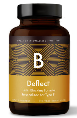 D'adamo Deflect  B, Lectin Blocking Formula, 120 Vegetarian Capsules