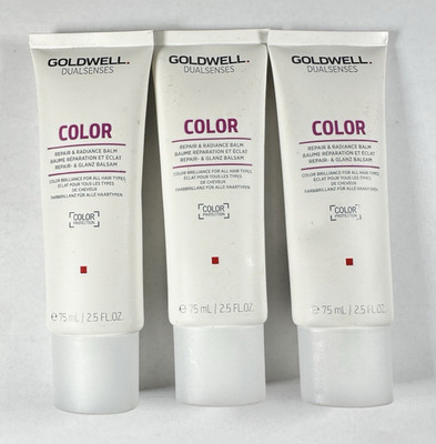 3 x Goldwell Dualsenses Color Repair and Radiance Balm | 2.5 Oz.