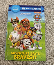 Paw Patrol Step into Reading Adventure Bay's Bravest 8 Early Readers Hardcover