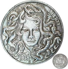 Antique Liberty Indian Head Ten Dollar Coin - Uncirculated Morgan Silver Dollar