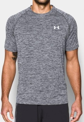 Under Armour Men's UA Tech Short Sleeve T-Shirt - Dark Heather Gray, Q2(C765T)