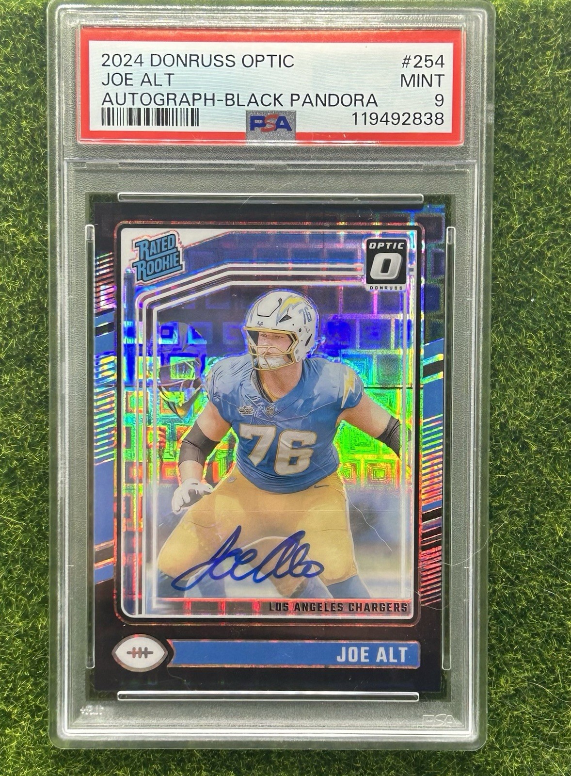 JOE ALT 2024 Donruss Optic BLACK PANDORA Rated Rookie AUTO #19/25 PSA 9 MINT