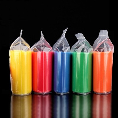 100pcs Thick Color Small Ziplock Bag Seal Pocket Jewelry Mini Hardware Packag-EM