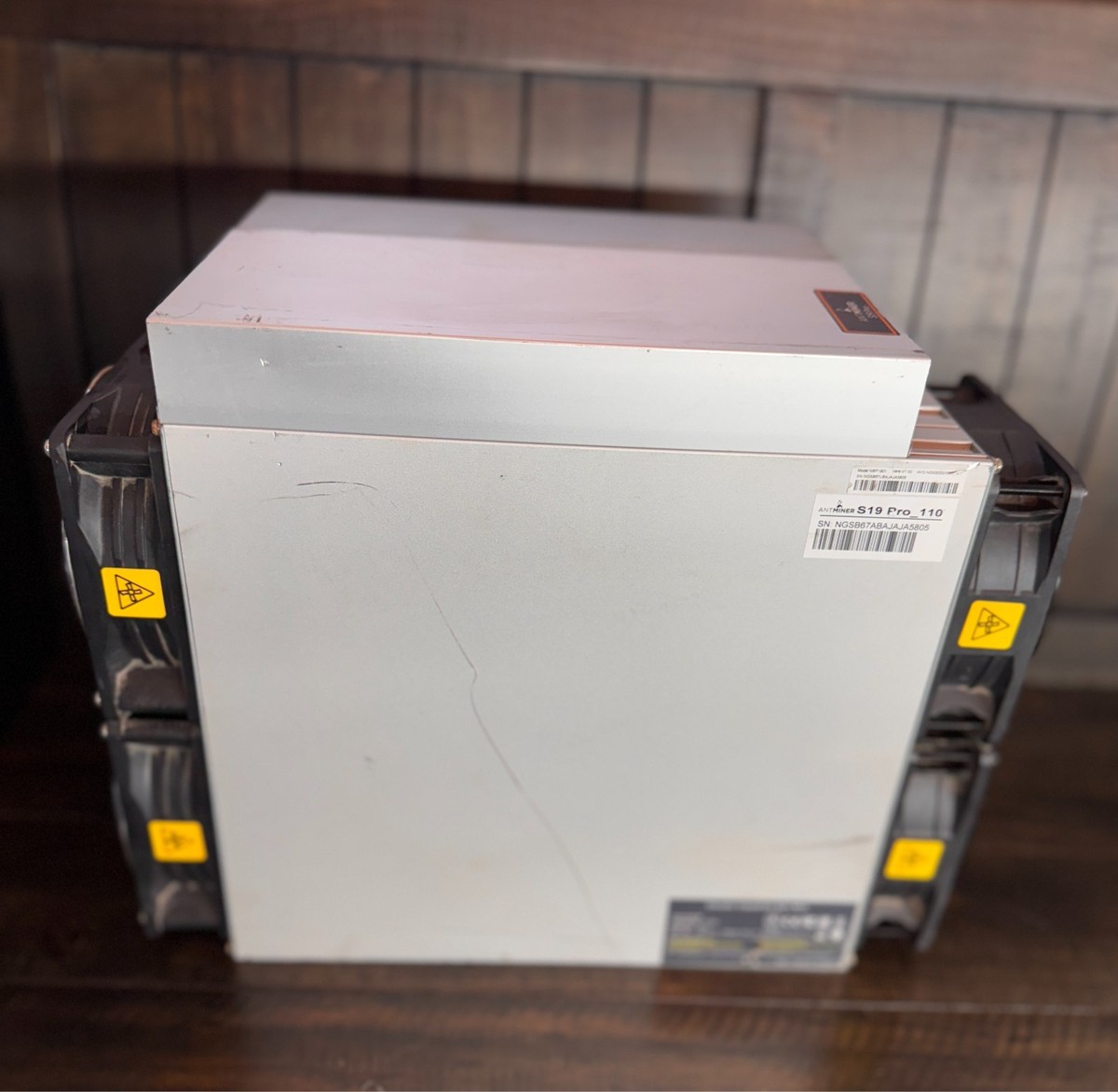 Antminer S19 110TH ASIC Miner – VNish OS – Boosted to 120TH/s