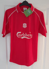 LIVERPOOL FOOTBALL CLUB SCORE DRAW RETRO 2000 CARLSBERG SHIRT S BNWT   READ DESC