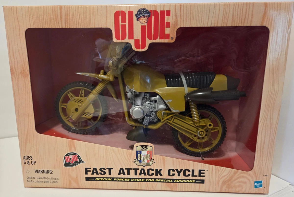 G.I. Joe Military & Adventure 1:6 Motorbike Action Figures for