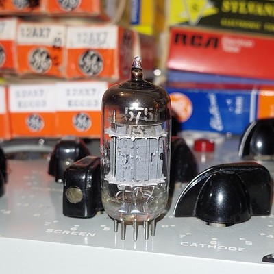 1x TV7D/U R-Test Gm&mA Bal  2.8% Factory Strong 1960 GE 5751  3xMica 'O' Tube