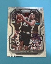 TIM DUNCAN AUTOGRAPHED 2020-21 PANINI PRIZM NBA CARD