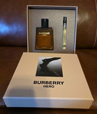BURBERRY HERO Eau De Parfum Gift Set Duo 100ml/3.3oz  10ml/0.33oz BRAND NEW BOX