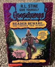 1st Print #11 Deep In the Jungle Of Doom Give Yourself Goosebumps R.L. Stine