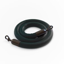 MONTOUR LINE PNR150-100-GN-SE-BK Naugahyde Rope Green With Black Snap Ends