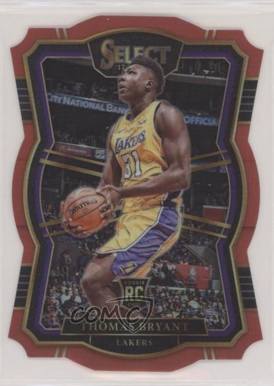 2017 Panini Select Premier Level Red Die-Cut Prizm /135 Thomas Bryant #176 02ez