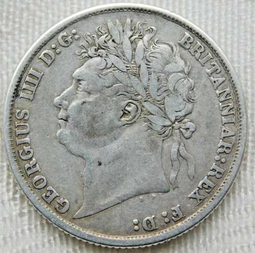 Photo of a 1824 Great Britain Shilling (1816-1837) from an eBay listing that sold on May 3, 2026