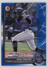 2022 Bowman Prospects Blue Border 101/150 Adael Amador #BP-109 02l6