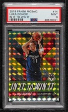 2019-20 Panini Mosaic In It to Win It Luka Doncic Luka Dončić #14 PSA 9 MINT j0x