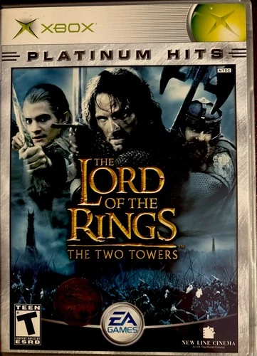 Lord of the Rings: The Two Towers (Original Xbox) Platinum CIB COMPLETE & TESTED