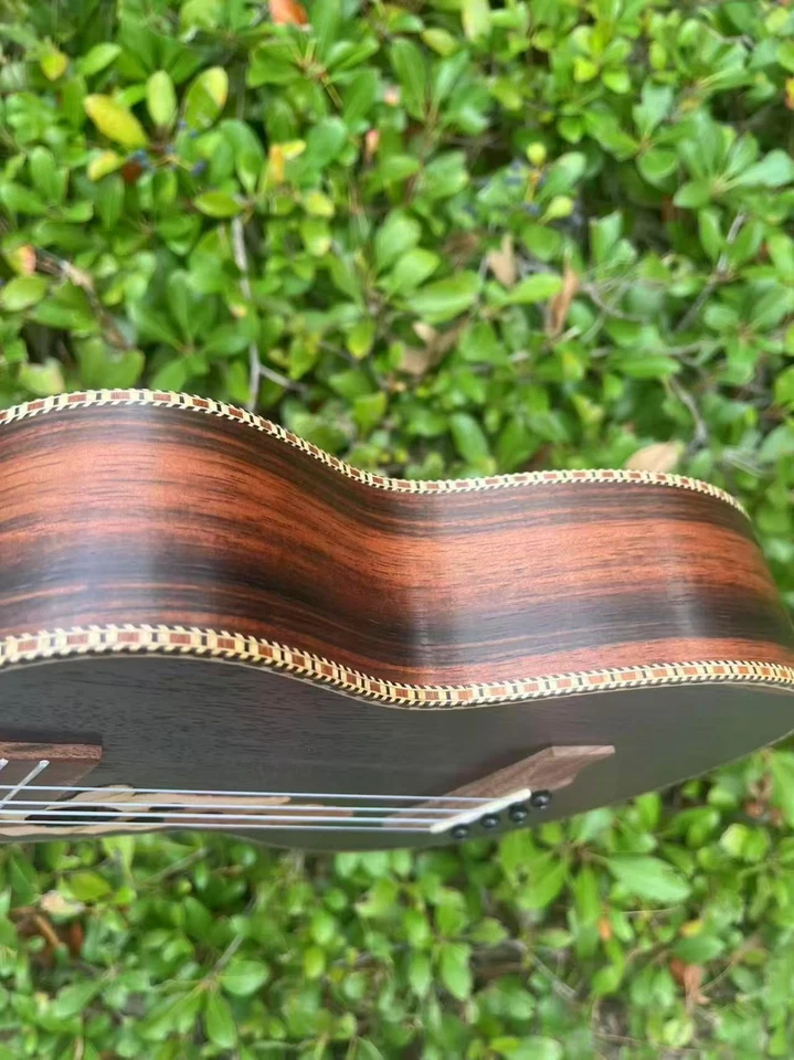 Batking 26 Inch All Blackwood Tenor Acoustic Electric Ukulele - Image 3 of 4