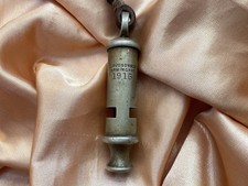 WW1 Officers Trench Whistle. 1915. British Army. J.Hudson. Birmingham & Co