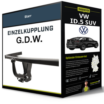 Starre Anhängerkupplung für VW ID.5 SUV 07.2021-jetzt Typ E39 G.D.W. NEU