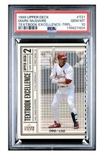 1999 Upper Deck - Textbook Excellence Triple Mark McGwire #T21