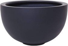 Dekoschale Pflanzschale ALICE Fiberglas 45x45x28 cm Anthrazit Schale