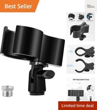 1pcs Large Microphone Clip, Adjustable Mic Holder for Microphones with Outer ...